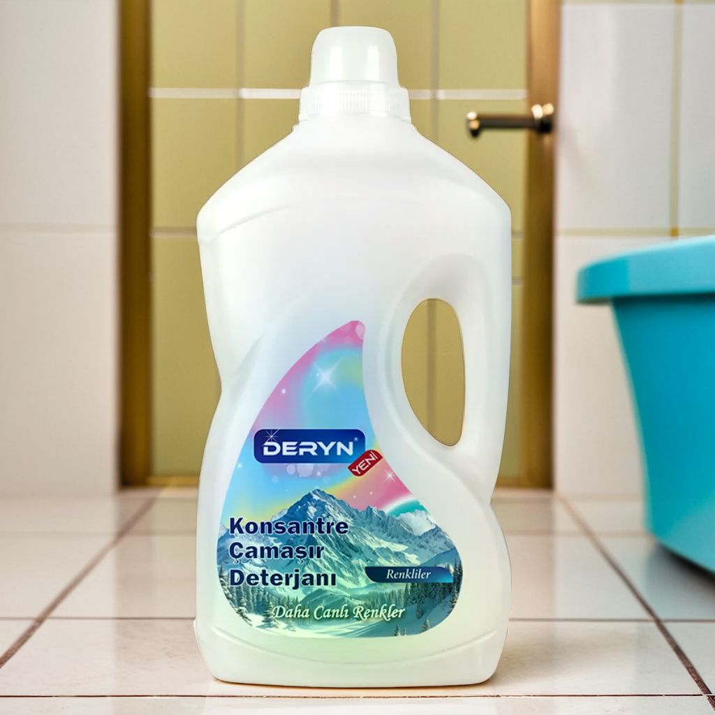 Deryn renkliler için konsantre çamaşır deterjanı